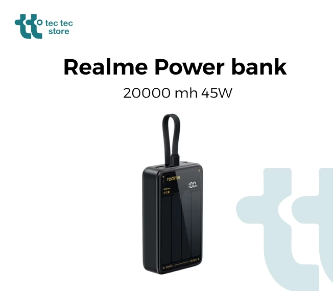 realme 45W Cabled Power Bank