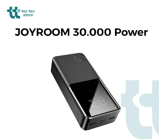 باور بانك جوي روم 30000 مللي أمبير بقوة 22.5 واط (JOYROOM Power Bank 30000mAh) من تيك تيك ستور
